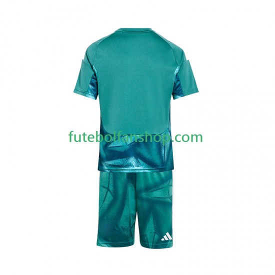 Camisola Principal Guarda-redes Seleção Alemã World Cup 2026 Manga Curta ,Criança