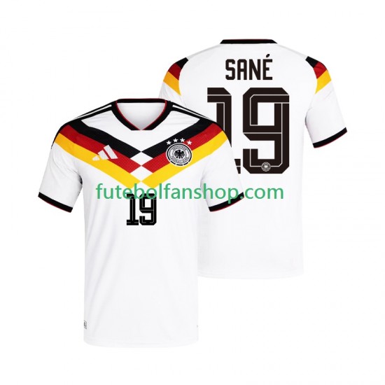 Camisola Principal Seleção Alemã Leroy Sane 19 World Cup 2026 Manga Curta ,Homem