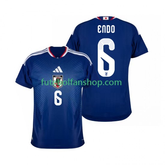 Camisola Principal Seleção Japonesa Wataru Endo 6 World Cup 2026 Manga Curta ,Homem