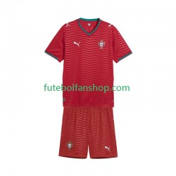 Camisola Principal Seleção Portuguesa World Cup 2026 Manga Curta ,Criança