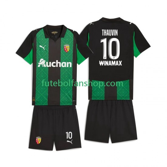 Camisola Alternativo RC Lens Florian Thauvin 10 Época 2025/2026 Manga Curta ,Criança