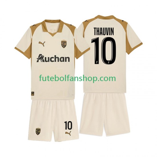 Camisola Alternativa (2ª) RC Lens Florian Thauvin 10 Época 2025/2026 Manga Curta ,Criança