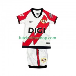 Camisola Principal Rayo Vallecano Época 2025/2026 Manga Curta ,Criança