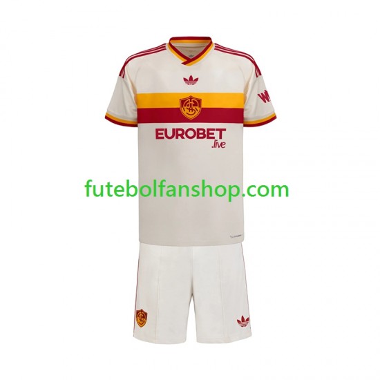 Camisola Alternativo AS Roma Época 2026/2027 Manga Curta ,Criança