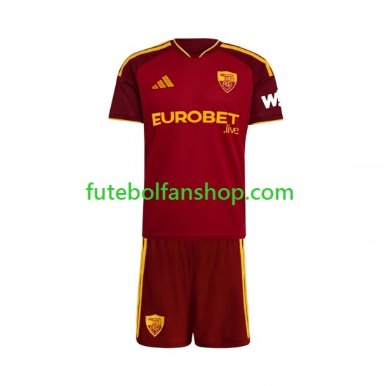 Camisola Principal AS Roma Época 2026/2027 Manga Curta ,Criança
