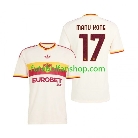 Camisola Alternativo AS Roma Manu Kone 17 Época 2026/2027 Manga Curta ,Homem
