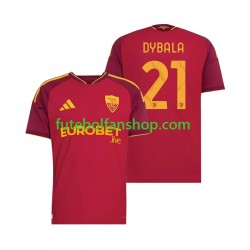 Camisola Principal AS Roma Paulo Dybala 21 Época 2026/2027 Manga Curta ,Homem