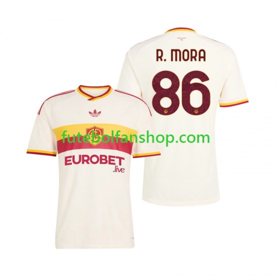 Camisola Alternativo AS Roma Rodrigo Mora 86 Época 2026/2027 Manga Curta ,Homem