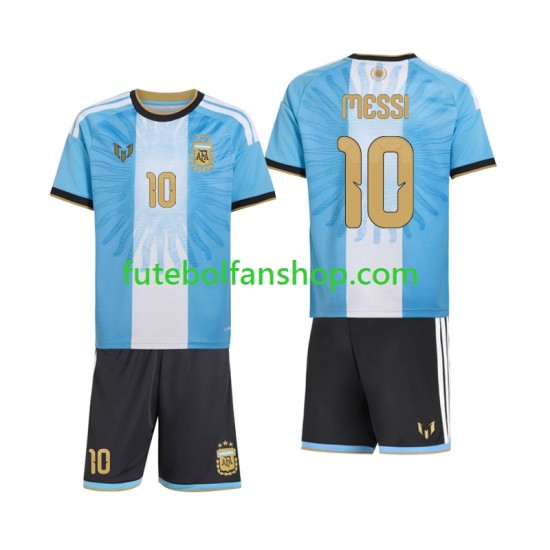 Camisola Principal Seleção Argentina Lionel Messi 10 Special Época 2026/2027 Manga Curta ,Criança