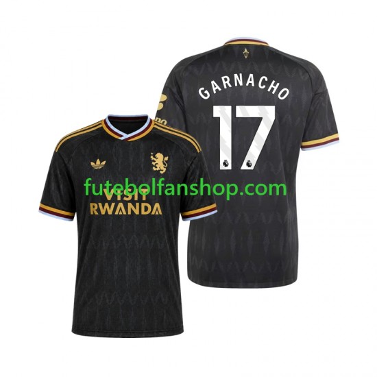 Camisola Alternativo Aston Villa Alejandro Garnacho 17 Época 2026/2027 Manga Curta ,Homem