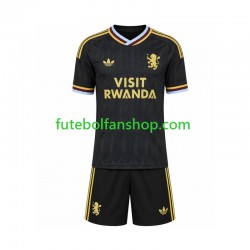 Camisola Alternativo Aston Villa Época 2026/2027 Manga Curta ,Criança