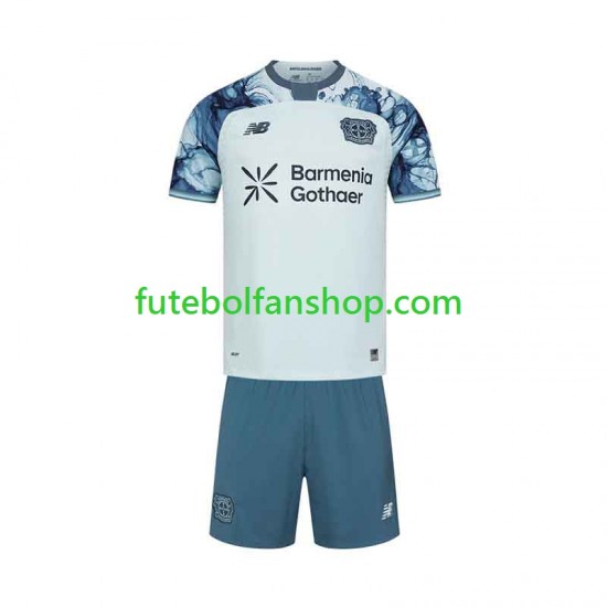 Camisola Alternativo Bayer 04 Leverkusen Época 2026/2027 Manga Curta ,Criança