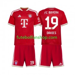 Camisola Principal Bayern de Munique Alphonso Davies 19 Época 2026/2027 Manga Curta ,Criança