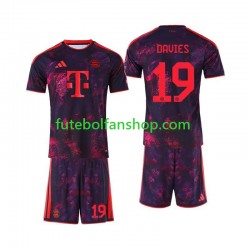 Camisola Alternativa (2ª) Bayern de Munique Alphonso Davies 19 Época 2026/2027 Manga Curta ,Criança