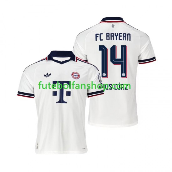 Camisola Alternativo Bayern de Munique Luis Diaz 14 Época 2026/2027 Manga Curta ,Homem