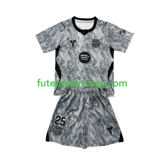 Camisola Alternativo Guarda-redes FC Barcelona Dominik Livakovic 25 Época 2026/2027 Manga Curta ,Criança