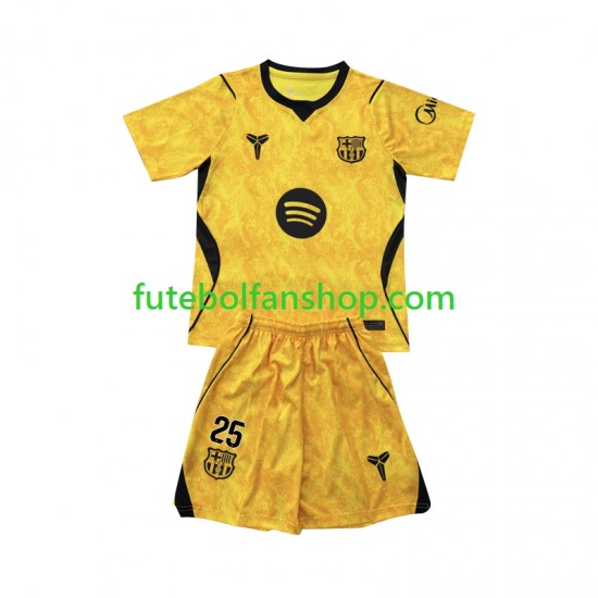Camisola Alternativa (3ª) Guarda-redes FC Barcelona Dominik Livakovic 25 Época 2026/2027 Manga Curta ,Criança