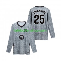 Camisola Alternativo Guarda-redes FC Barcelona Dominik Livakovic 25 Época 2026/2027 Manga Comprida ,Homem