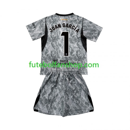 Camisola Alternativo Guarda-redes FC Barcelona Joan Garcia 1 Época 2026/2027 Manga Curta ,Criança