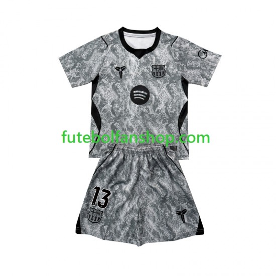 Camisola Alternativo Guarda-redes FC Barcelona Wojciech Szczesny 13 Época 2026/2027 Manga Curta ,Criança