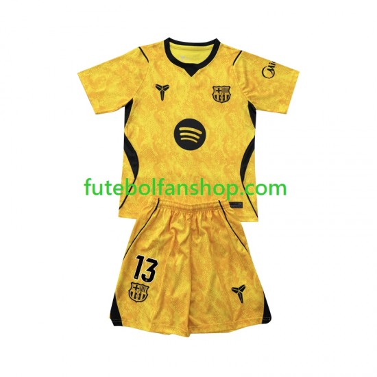 Camisola Alternativa (3ª) Guarda-redes FC Barcelona Wojciech Szczesny 13 Época 2026/2027 Manga Curta ,Criança