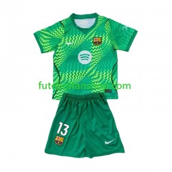 Camisola Principal Guarda-redes FC Barcelona Wojciech Szczesny 13 Época 2026/2027 Manga Curta ,Criança