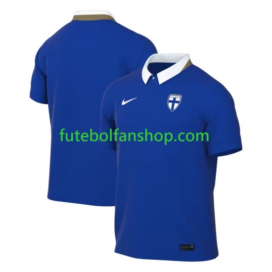Camisola Alternativo Seleção Finlandesa 2026 Manga Curta ,Homem