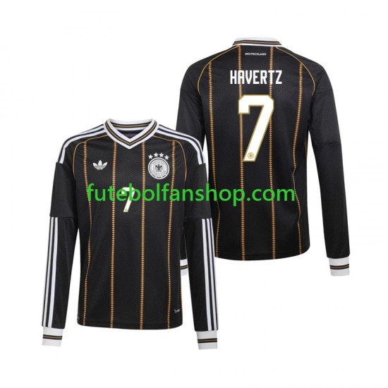 Camisola Alternativa (2ª) Seleção Alemã Kai Havertz 7 2026 Manga Comprida ,Homem