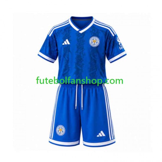 Camisola Principal Leicester City Época 2026/2027 Manga Curta ,Criança