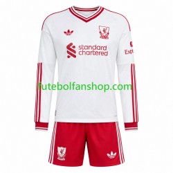 Camisola Alternativo Liverpool Época 2026/2027 Manga Comprida ,Criança