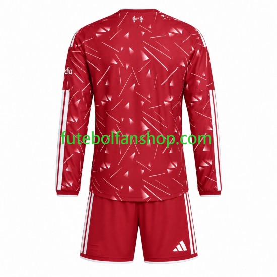Camisola Principal Liverpool Época 2026/2027 Manga Comprida ,Criança