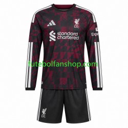 Camisola Alternativa (2ª) Liverpool Época 2026/2027 Manga Comprida ,Criança