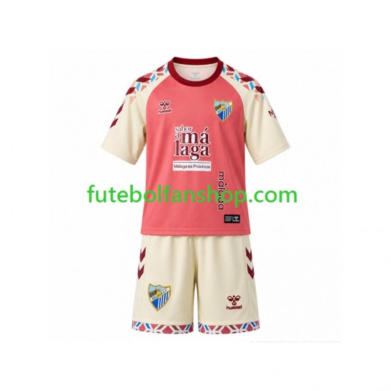 Camisola Alternativo Málaga CF Época 2026/2027 Manga Curta ,Criança