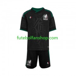Camisola Alternativa (2ª) Seleção Mexicana 2026 Manga Curta ,Criança