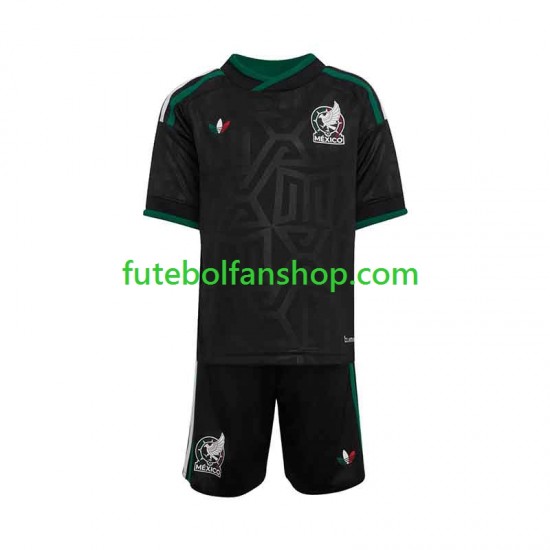 Camisola Alternativa (2ª) Seleção Mexicana 2026 Manga Curta ,Criança