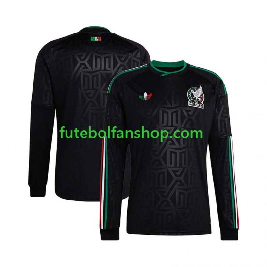 Camisola Alternativa (2ª) Seleção Mexicana 2026 Manga Comprida ,Homem