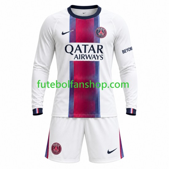 Camisola Alternativo Paris Saint-Germain Época 2026/2027 Manga Comprida ,Criança