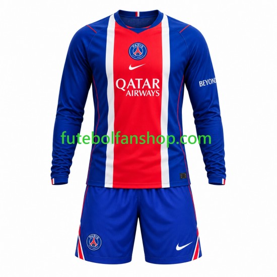 Camisola Principal Paris Saint-Germain Época 2026/2027 Manga Comprida ,Criança