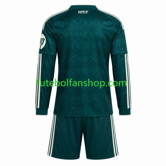 Camisola Alternativo Real Madrid Época 2026/2027 Manga Comprida ,Criança