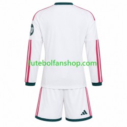Camisola Principal Real Madrid Época 2026/2027 Manga Comprida ,Criança