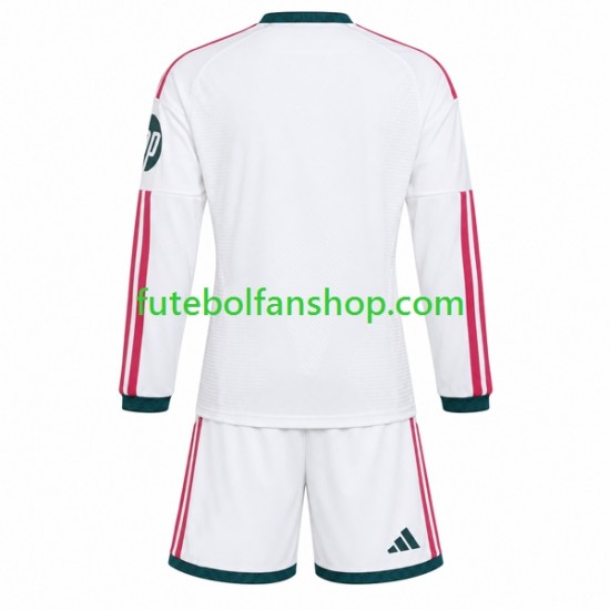Camisola Principal Real Madrid Época 2026/2027 Manga Comprida ,Criança