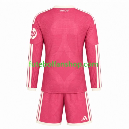 Camisola Alternativa (2ª) Real Madrid Época 2026/2027 Manga Comprida ,Criança