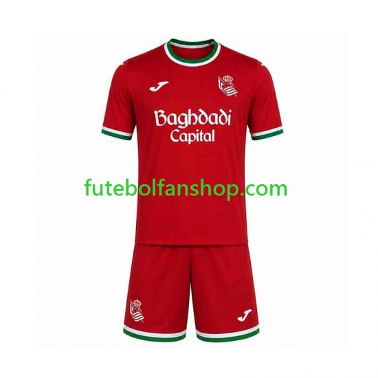 Camisola Alternativa (2ª) Real Sociedad Época 2026/2027 Manga Curta ,Criança