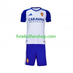 Camisola Principal Real Zaragoza Época 2026/2027 Manga Curta ,Criança