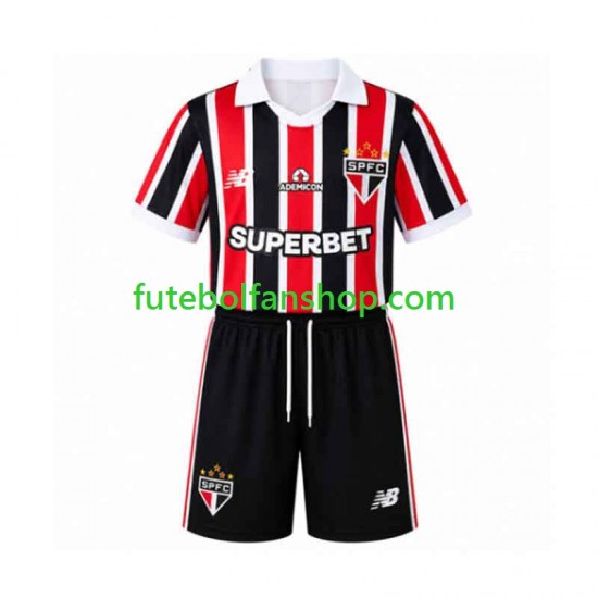 Camisola Alternativo Sao Paulo Época 2026/2027 Manga Curta ,Criança