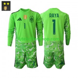 Camisola Alternativa (2ª) Guarda-redes Seleção Espanhola David Raya 1 Época 2026/2027 Manga Comprida ,Criança
