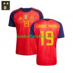 Camisola Principal Seleção Espanhola Lamine Yamal 19 Época 2026/2027 Manga Curta ,Homem