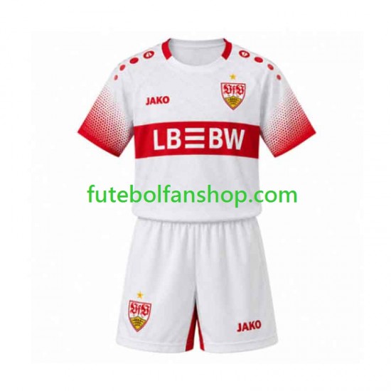 Camisola Alternativo VfB Stuttgart Época 2026/2027 Manga Curta ,Criança