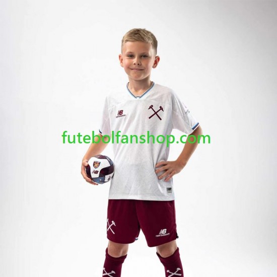 Camisola Alternativo West Ham United Época 2026/2027 Manga Curta ,Criança