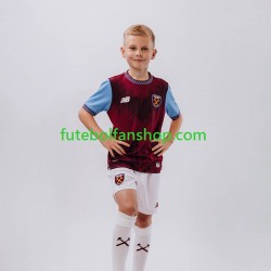 Camisola Principal West Ham United Época 2026/2027 Manga Curta ,Criança